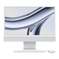 Apple iMac 24 Zoll (2023), M3 CPU, 8-Core GPU, 512GB SSD, 16GB RAM, silber